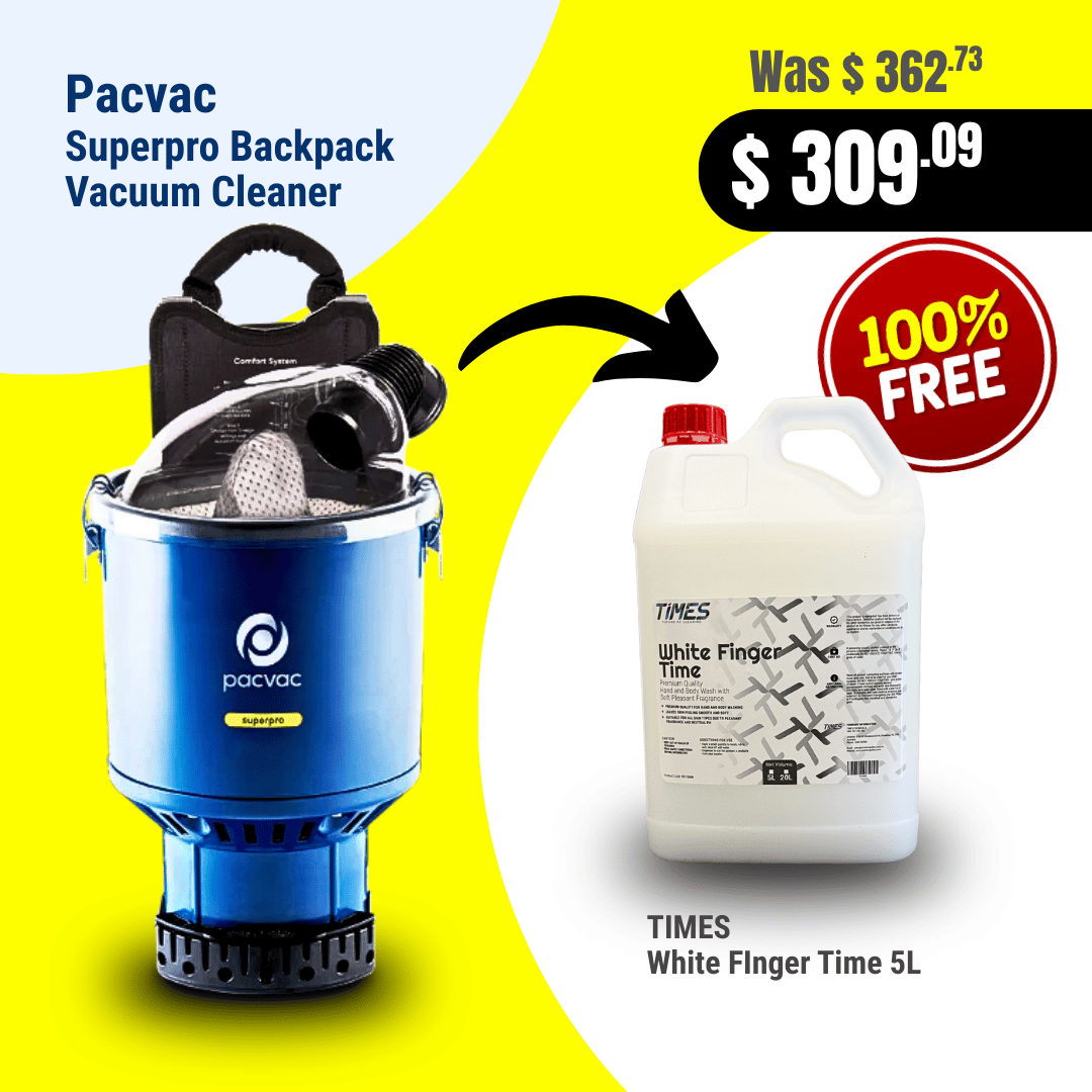 Pacvac Superpro Backpack Vacuum Cleaner (Formely SuperPro 700)