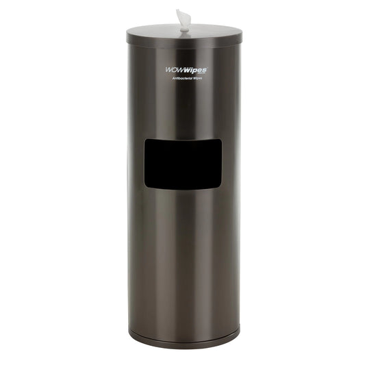 Wow Wipes - Gunmetal Grey Standing Dispenser