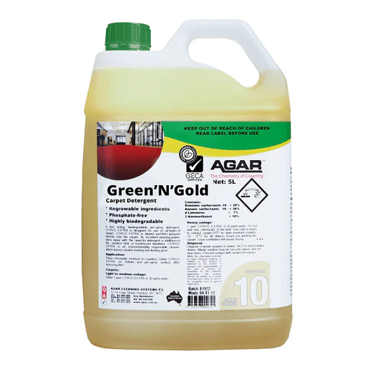 Agar Green 'N' Gold Carpet Detergent