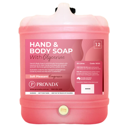 PROVADA Hand & Body Soap with Glycerine 5L,20L