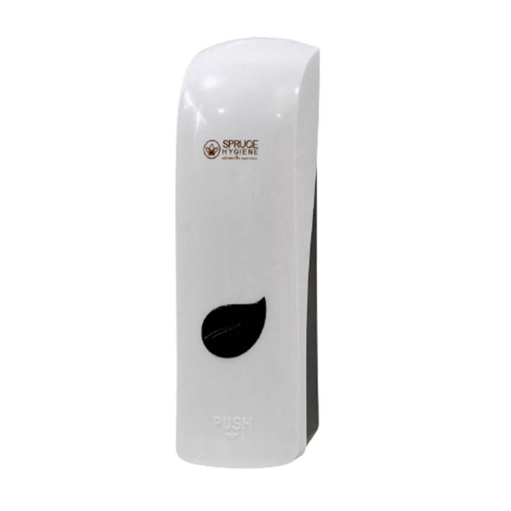 white soap dispenser