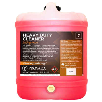 PROVADA Heavy Duty Cleaner &amp; Degreaser 5L,20L