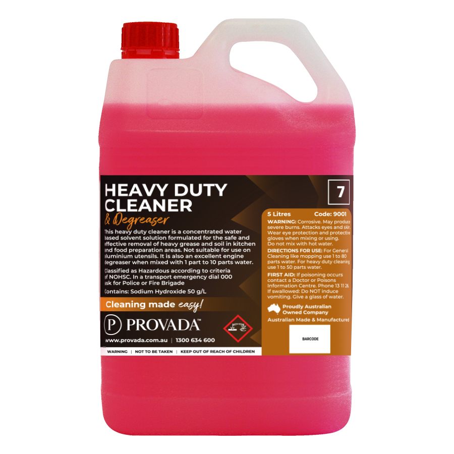 PROVADA Heavy Duty Cleaner &amp; Degreaser 5L,20L