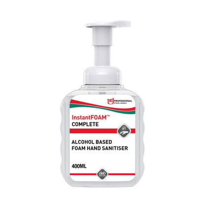 SC Johnson InstantFOAM™ Alcohol-Based Foam Hand Sanitiser 1L + Free Black & White SCJ Dispensers