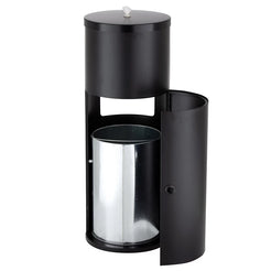 Wow Wipes Matte Black Powder Coated Standing Dispenser