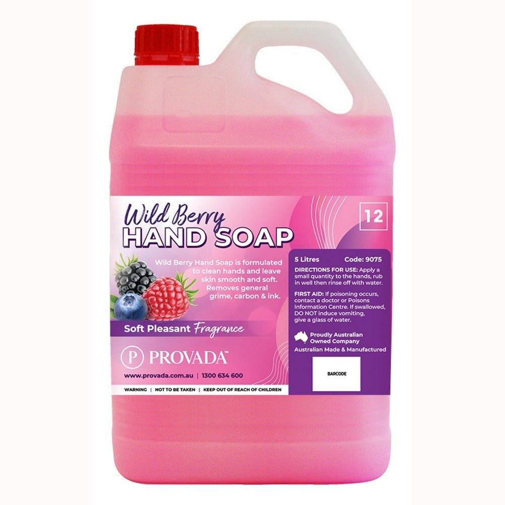 Provada Wild Berry Pink Hand Soap 5L