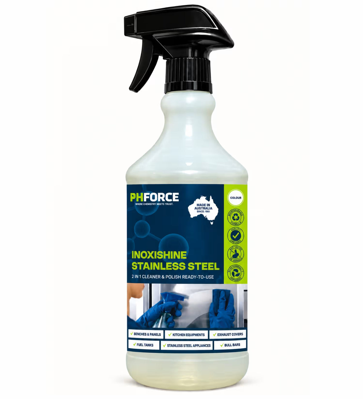 PHFORCE Inoxishine – 2 in 1 Stainless Steel Cleaner & Polish