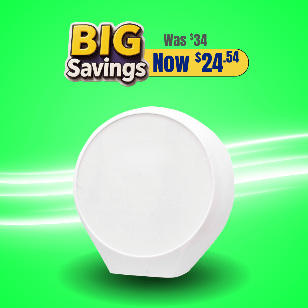 White Jumbo Roll Towel Dispenser