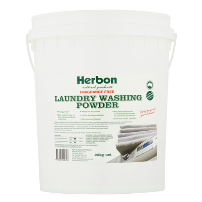 Herbon Laundry Washing Powder Fragrance Free 1Kg & 20Kg