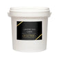 A white plastic bucket of Unical Lavatory Ball Lemon scent, featuring a black label with gold accents and white text.