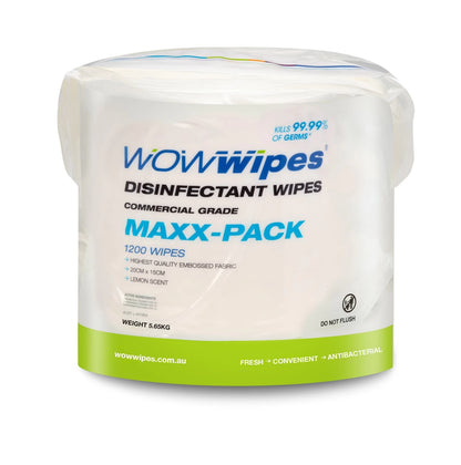 Antibacterial Wipes ‘MAXX-PACK’ 2 x 1200 Wipes