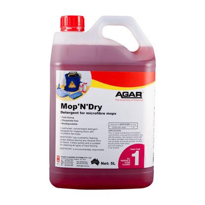 AGAR Mop ’N’ dry Detergent - 1/5 Lt