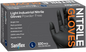 Saniflex Light Industrial Black Nitrile Gloves 100 Pack Large