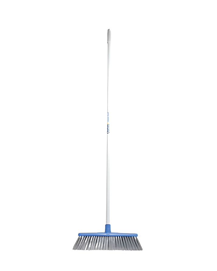 Oates Classic Plus Ultimate Indoor Broom - Blue, Green, Red, Yellow