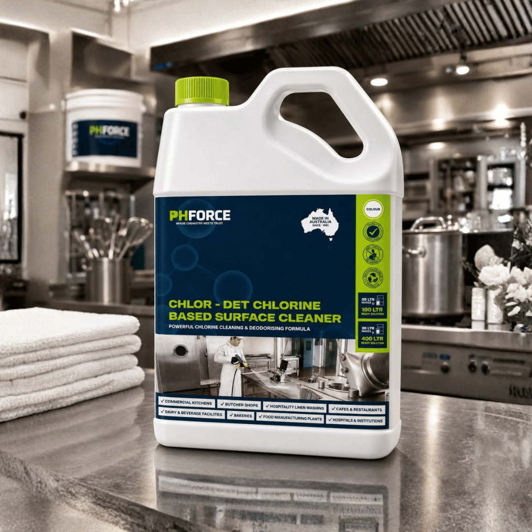 PHFORCE CHLOR-DET – Chlorinated Cleaner and Sanitiser