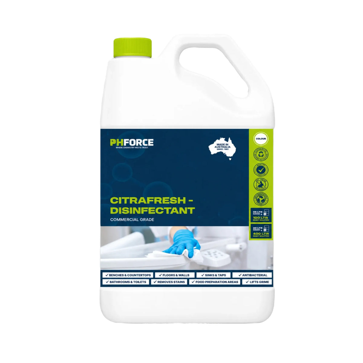 PHFORCE Citrafresh- Commercial Grade Lemon Disinfectant