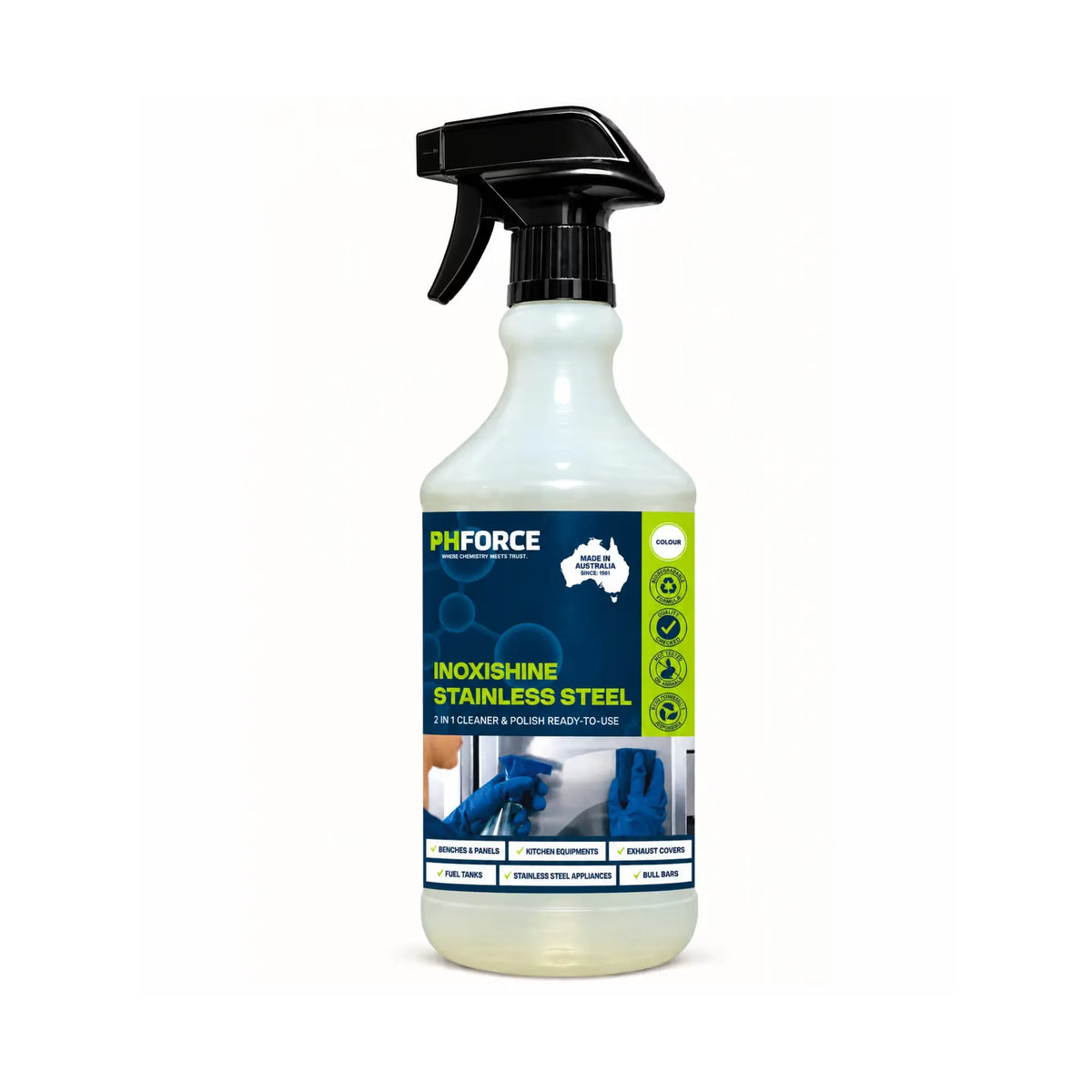 PHFORCE Inoxishine – 2 in 1 Stainless Steel Cleaner & Polish