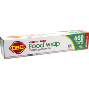 Oso® Extra Cling Food Wrap 600m x 45cm