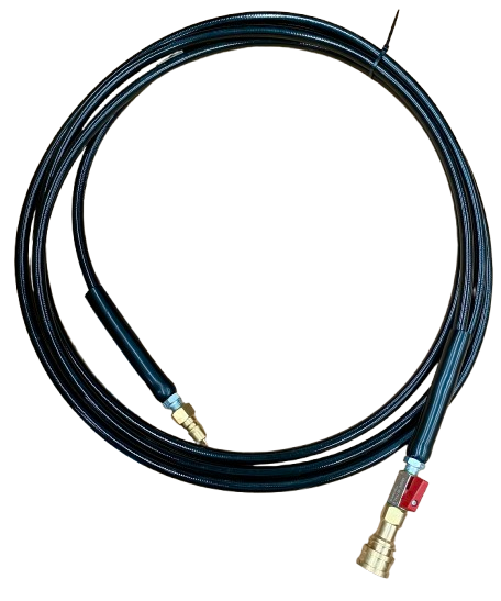 POLIVAC 5 METRE SOLUTION HOSE WITH MALE/FEMALE CONNECTORS