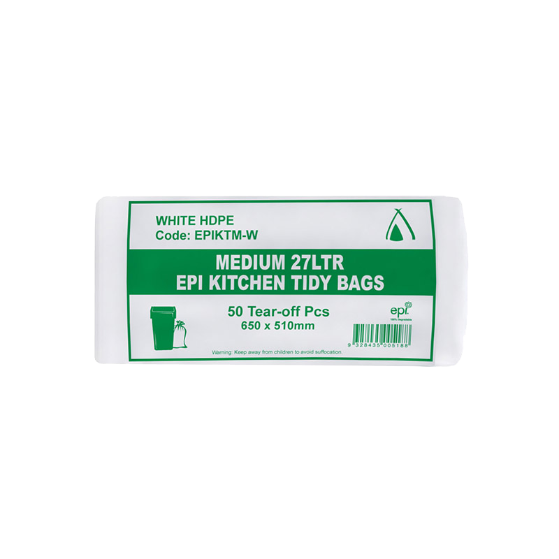 Tailored Packaging LARGE 36 LTR EPI WHITE BIN LINER ROLL