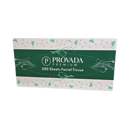 PROVADA Premium Facial Tissue 2PLY 200 Sheets, box of 30 pieces - Cleaning Supplies