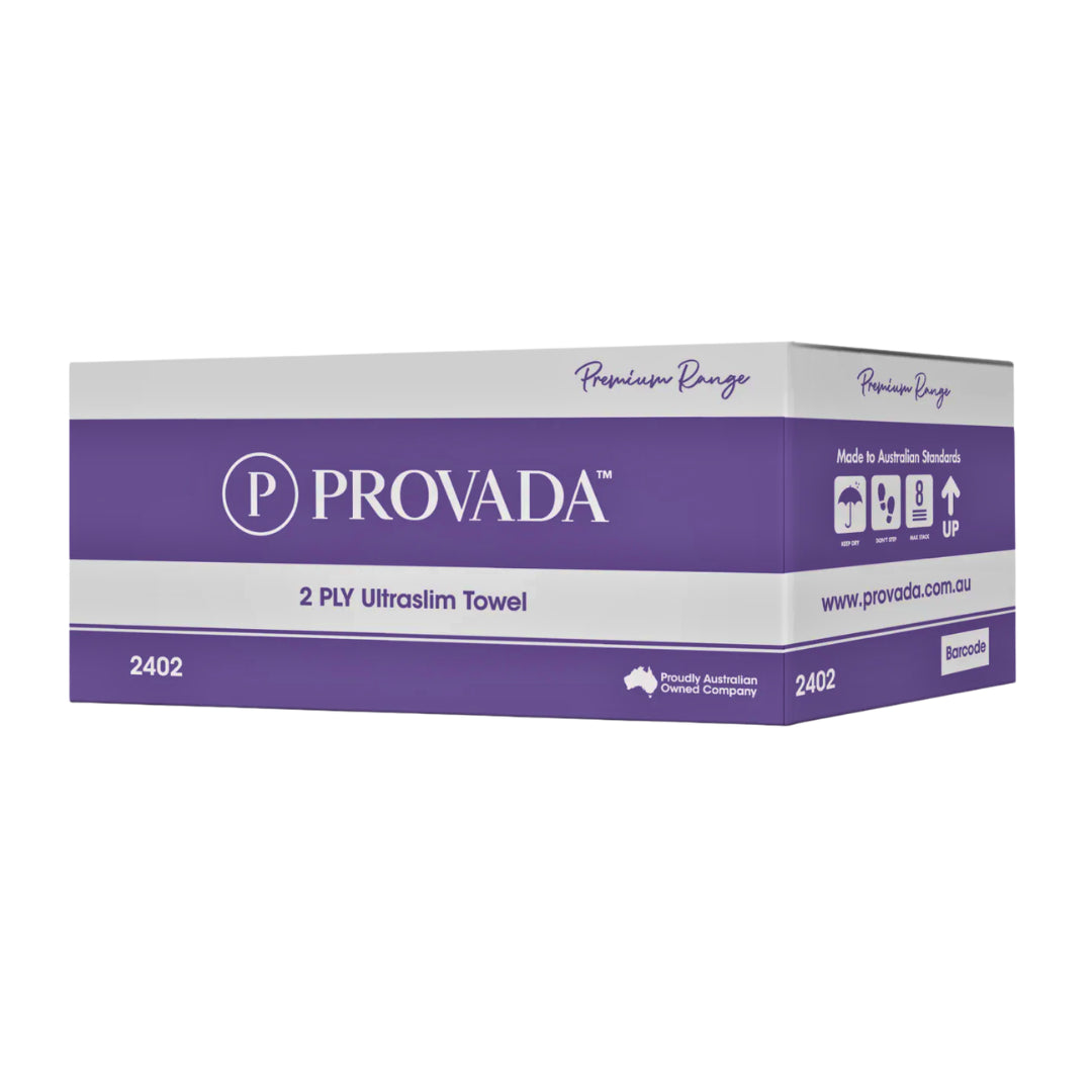 PROVADA Premium 2ply Ultraslim Towel 24cm x 23.5cm