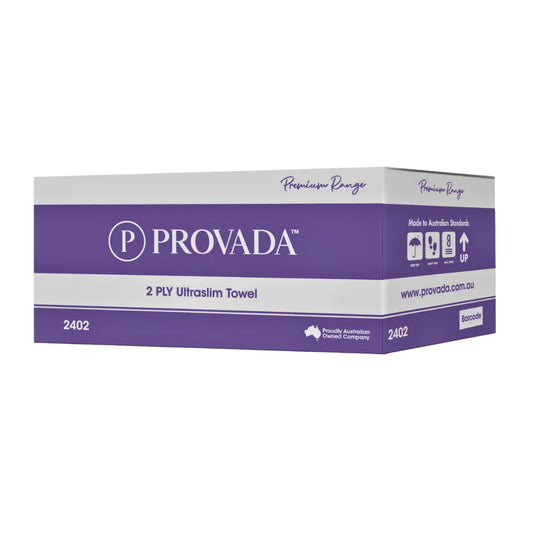PROVADA Premium 2ply Ultraslim Towel 24cm x 23.5cm
