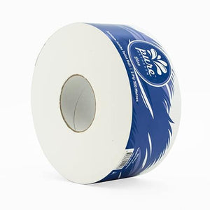 Huhtamaki Pure Washroom Blue Range 2 Ply 300 Metre Jumbo Toilet Roll Box
