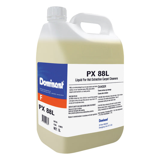 Dominant PX 88L Liquid for Hot Extraction Carpet Cleaners 5L