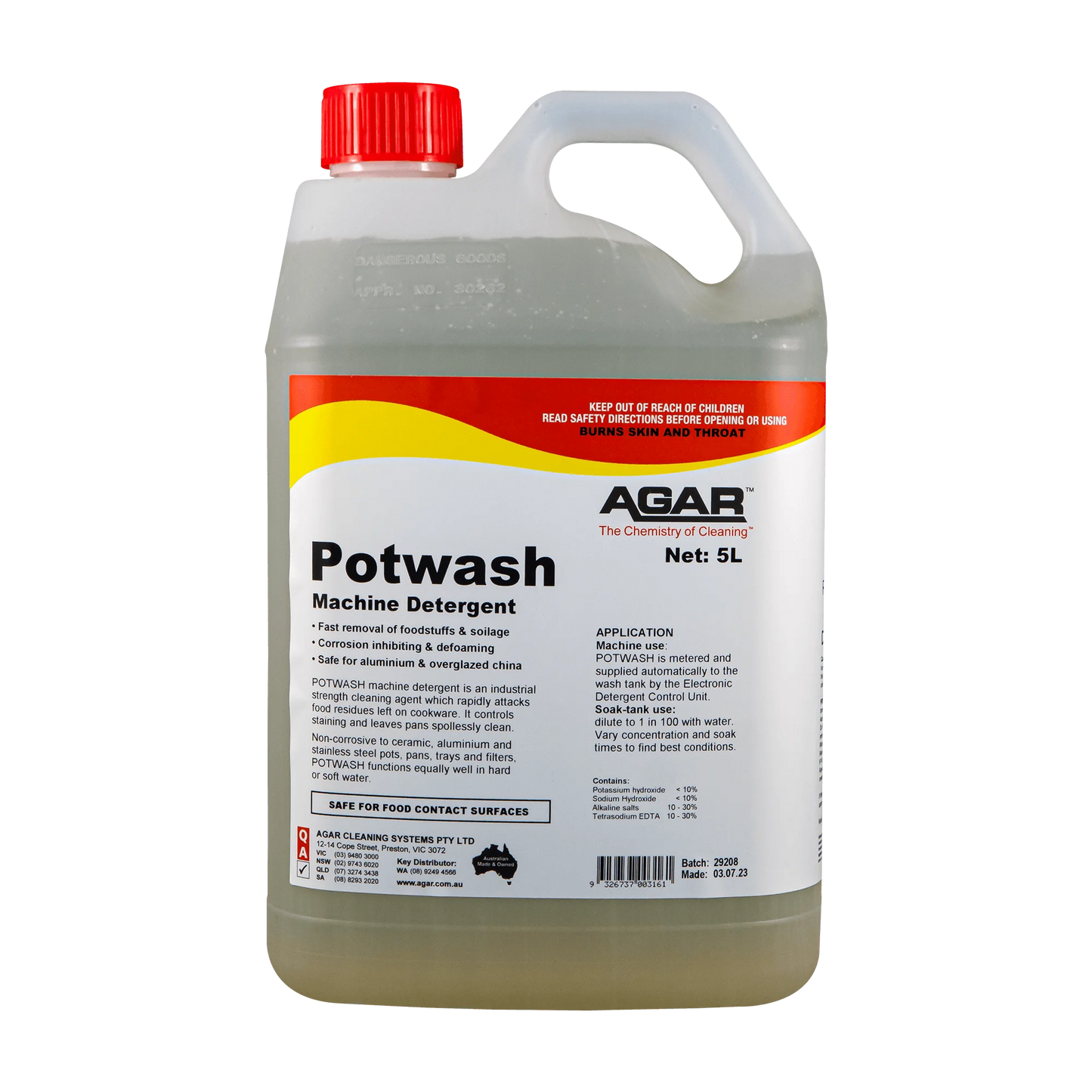 Agar Potwash Machine Detergent