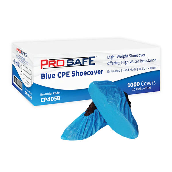 ProSafe Blue CPE Shoe Cover - Chlorinated Polyethylene