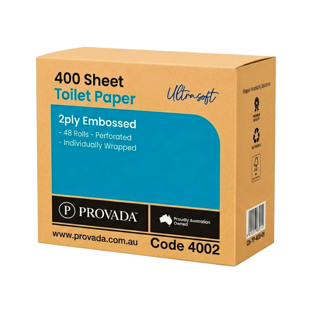 Provada Ultrasoft Toilet Tissue 2ply 400 sheets 48 Rolls