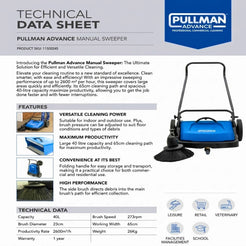 Pullman Advance Manual Push Sweeper
