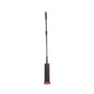 A long-handled floor cleaner or mop with a dark gray and black body, featuring a small orange accent at the top and base, shown on a plain white background.