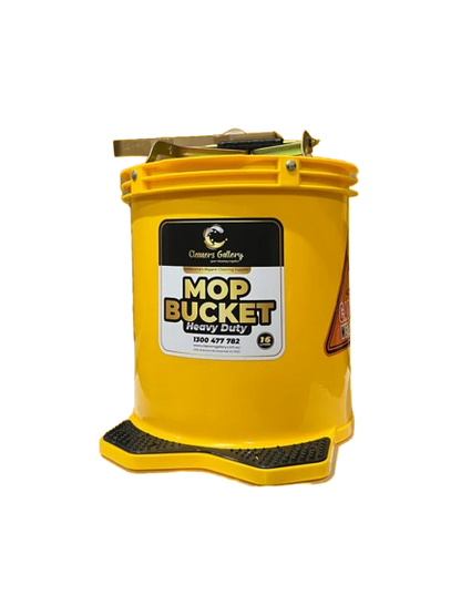 Mop Bucket 16L Commercial Cleaning Heavy Duty Wringer Bucket