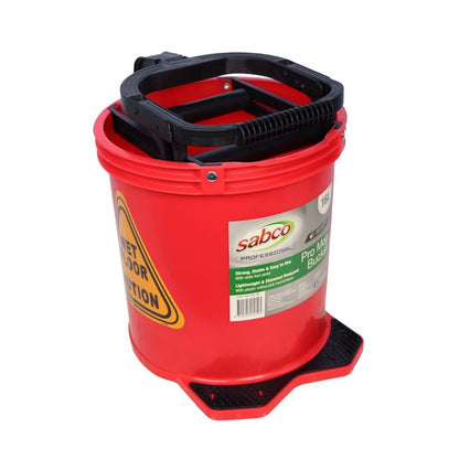 Sabco 16L Pro Mop Buckets Commercial Cleaning Heavy Duty Wringer Bucket