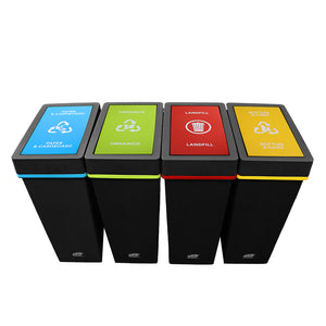 Sabco Professional EnviroPlastic Deluxe Recycling Station 40L Each