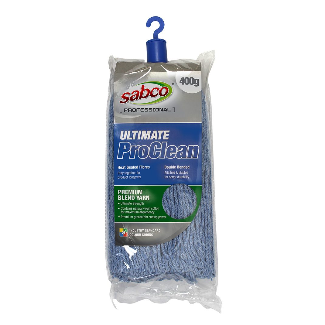 Sabco Ultimate Pro Clean Mop Blue, Green, Red, Yellow