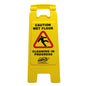 Sabco Pro Caution Wet Floor Sign / Cleaning in Progress A-Frame Yellow