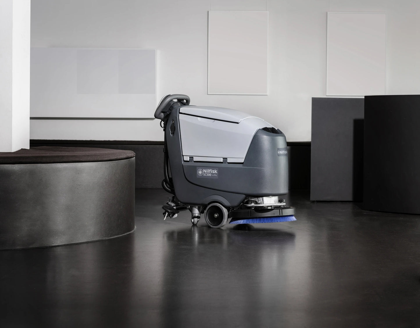 Nilfisk SC500 53B Walk Behind Scrubber Full Package