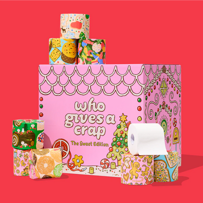 Who Gives A Crap The Sweet Limited Edition 100% Bamboo Toilet Paper 48 Rolls