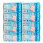 Saniflex Disposable Vinyl Gloves Powder Free - Clear - 100 Pack Medium