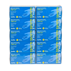 Saniflex Nitrile Glove Long Cuff Blue X-Large, 100 pcs Pack