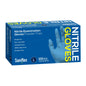 Saniflex Nitrile Gloves Large - Powder Free - Blue 100 Pack