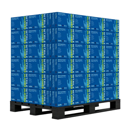 Saniflex Nitrile Gloves Large - Powder Free - Blue 100 Pack