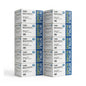 Six boxes of Saniflex Triple Gloves Powder (M) stacked in two columns of three on a plain white background.