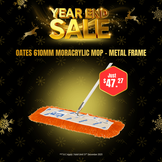 Oates 610mm Moracrylic Mop - Metal Frame