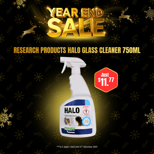 Research Products Halo Glass Cleaner 750ml, 5L, 15L