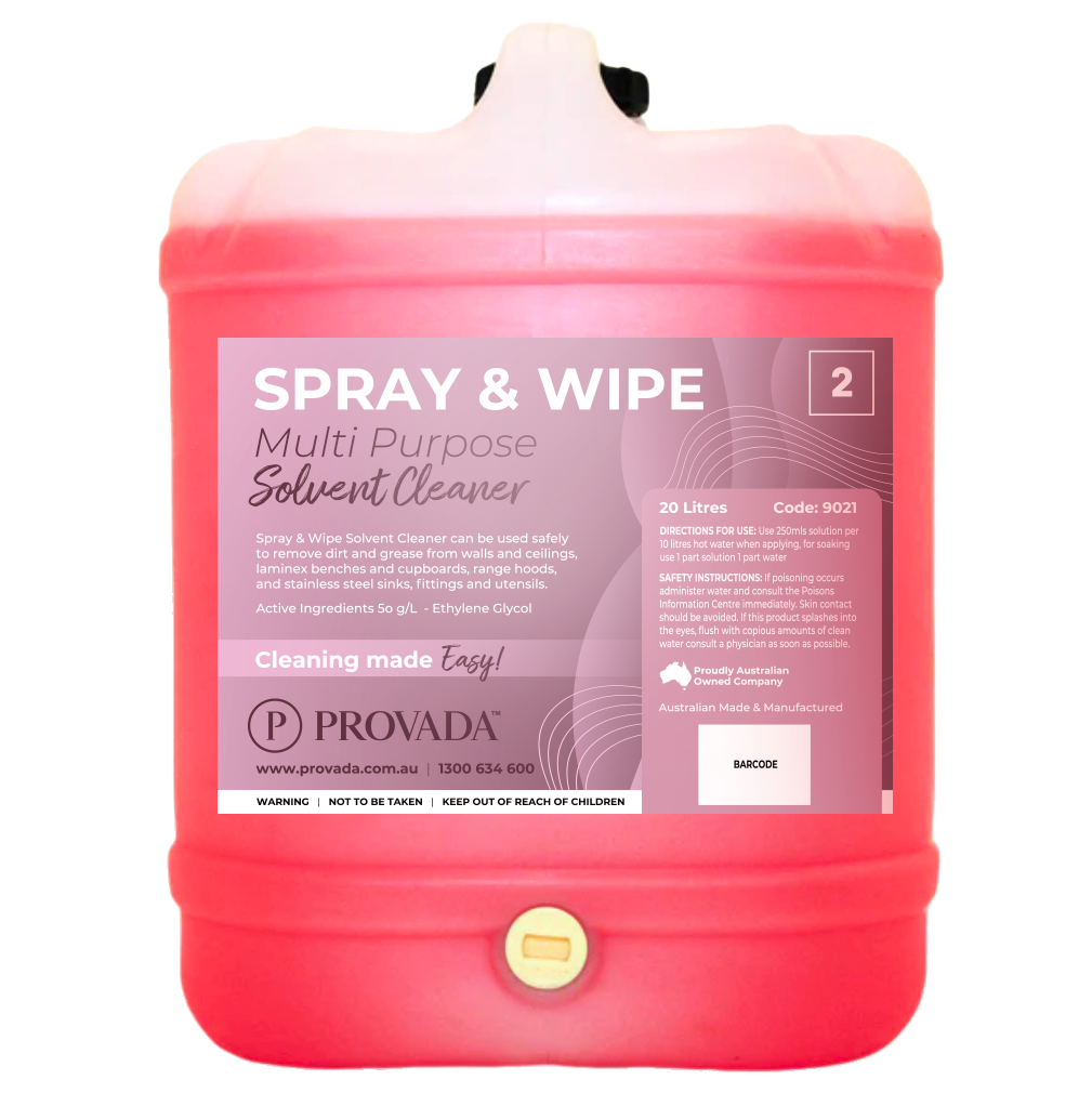 PROVADA Spray &amp; Wipe Multi-Purpose Cleaner 20L