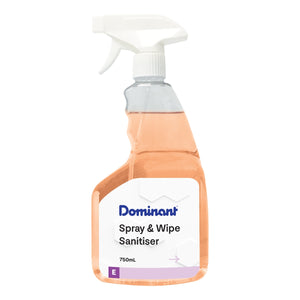 Dominant Spray & Wipe Sanitiser 750ML